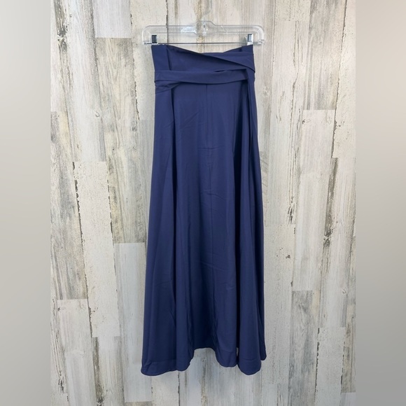 Vintage Retro Inspired Navy Blue Skirt Size M - Picture 1 of 5